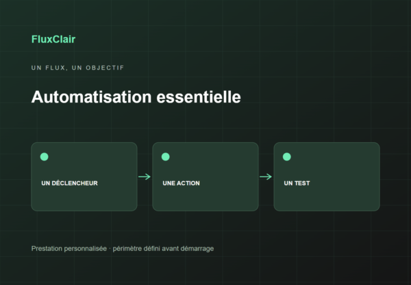 FluxClair — automatisation simple